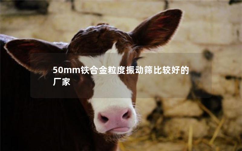 50mm铁合金粒度振动筛比较好的厂家