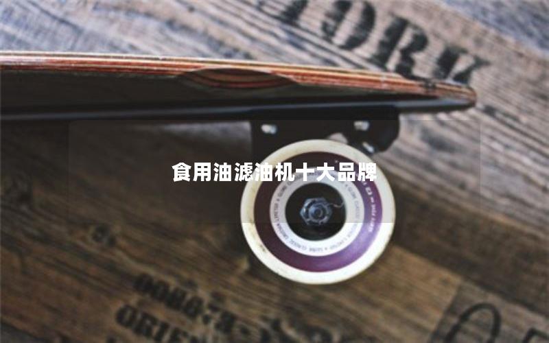 食用油滤油机十大品牌