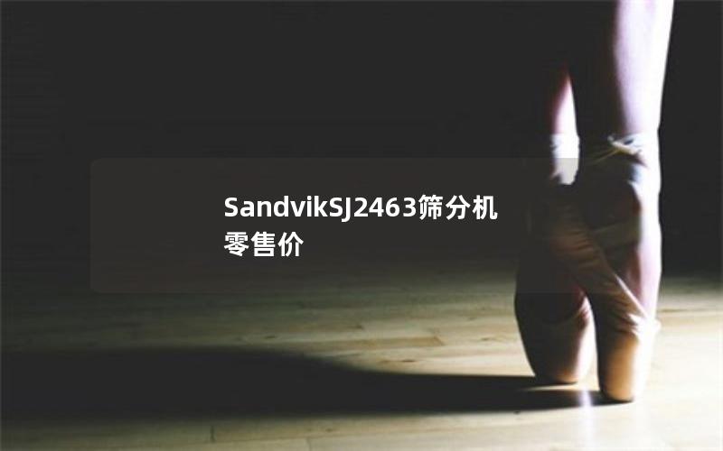 SandvikSJ2463筛分机零售价