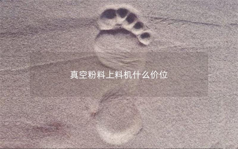 真空粉料上料机什么价位
