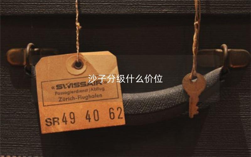 沙子分级什么价位 沙子分级什么价位