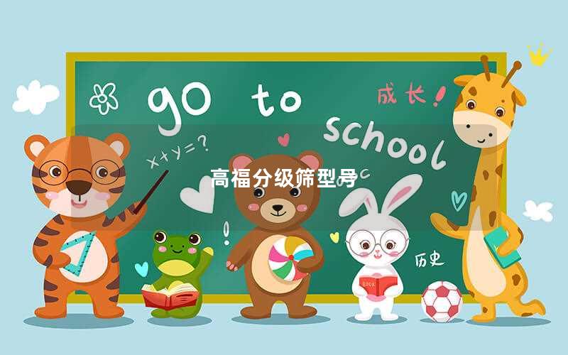 高福分级筛型号