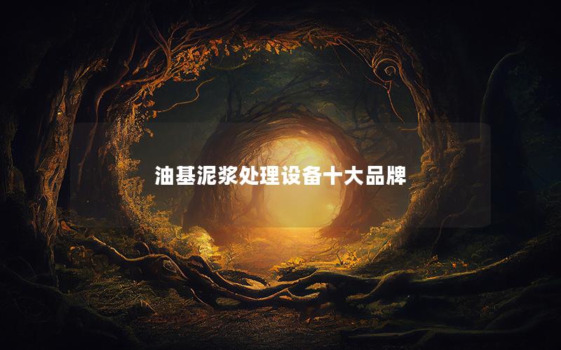 油基泥浆处理设备十大品牌