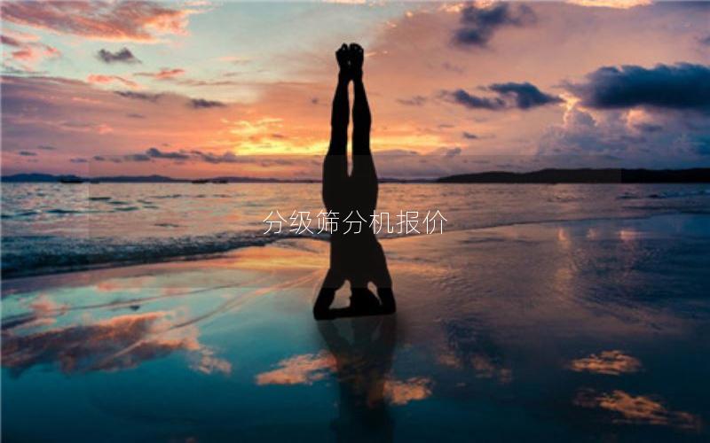 分级筛分机报价